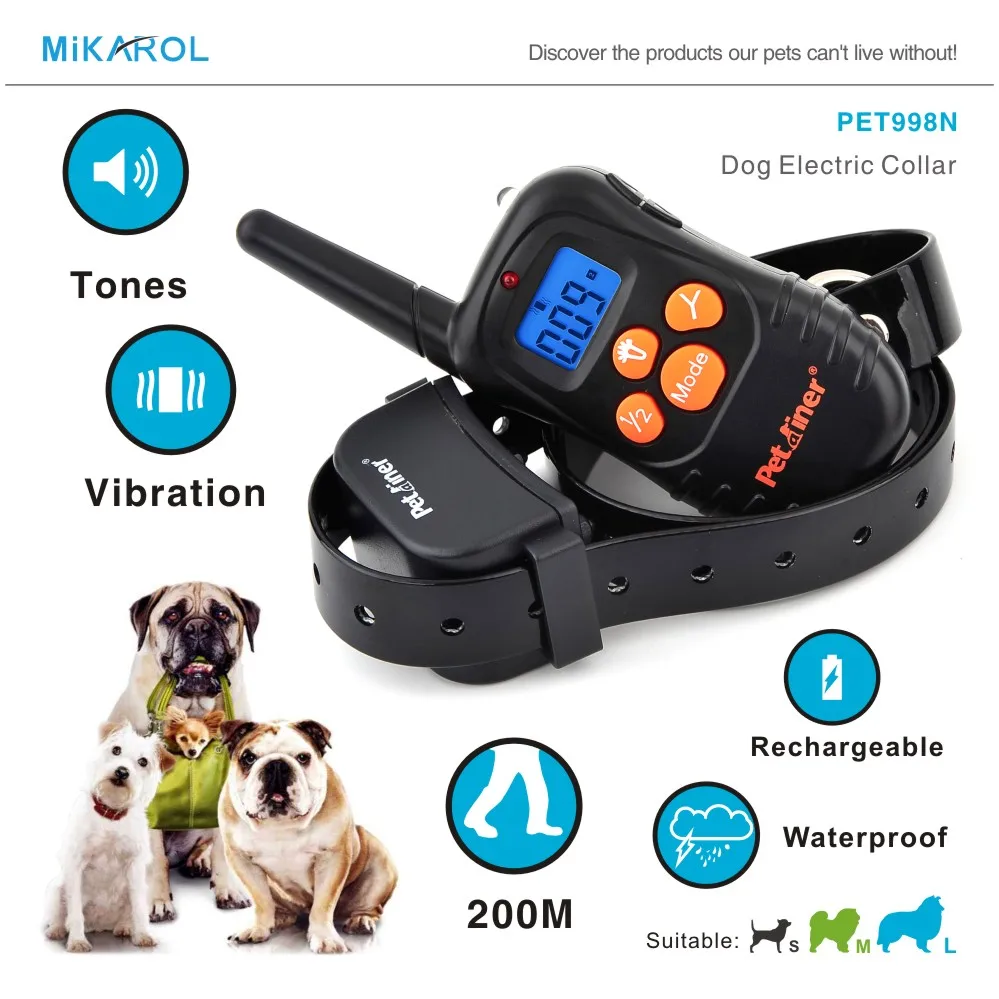 Dog Training Bark Collar With Remote Dog Training Bark Collar With Remote