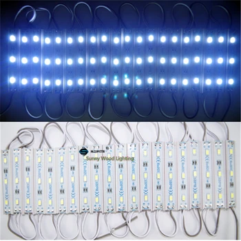 

Free shipping 100pcs/lot 5730 3led module ,ip20 indoor use high brightness module for signboard ,luminous character ,back light