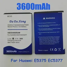 3600 мА/ч, HB554666RAW Батарея для huawei E5372 E5373 E5375 EC5377 E5330 E5336 E5351 E5356 EC5377U-872 E5356S-2 E5330Bs-2
