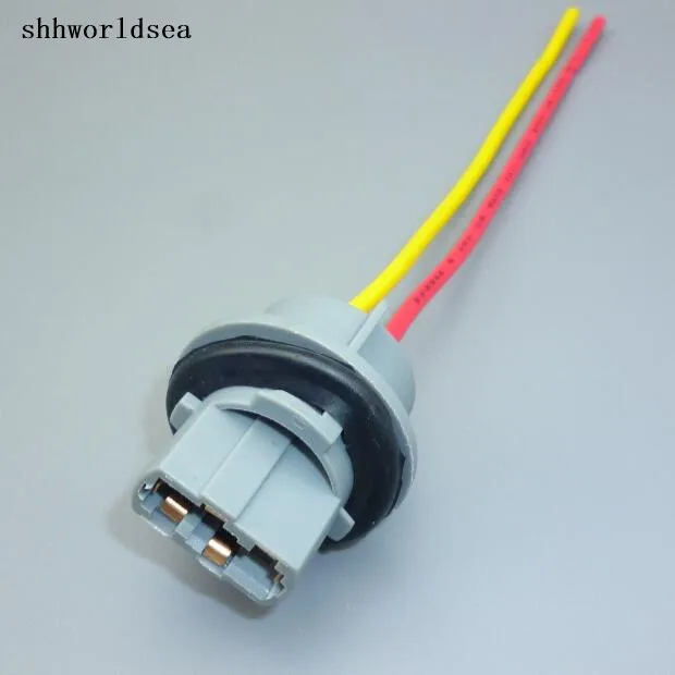 

shhworldsea car socket T20 auto bulb socket auto socket single wire