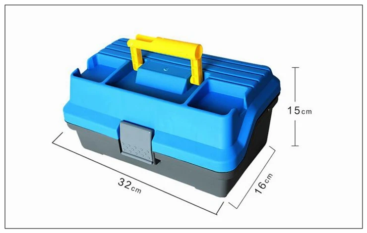 Водонепроницаемый многослойный ящик для рыболовных снастей для ловли нахлыстом переносной чехол для хранения рыболовных снастей коробка для хранения сильной коррозионной стойкости