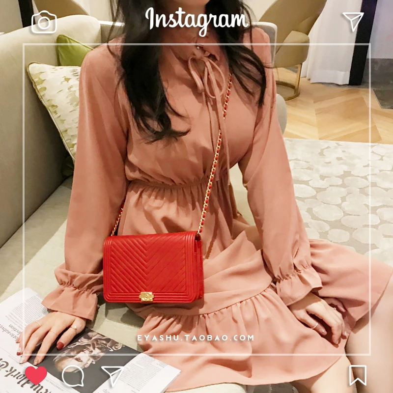 

Ruched Hem Ruffles Solid Color Nice Girl Dress a Line Kawaii Spring Dress Robe Femme Vestido Mujer Vestiti Donna