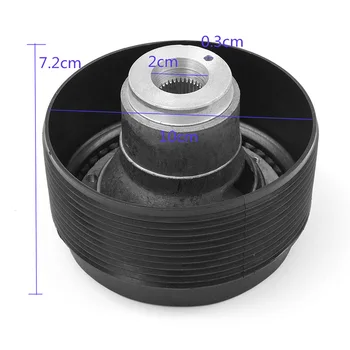 

Metal pin Steering Wheel Connector For Land Rover Defender 36 Spline Adapter Kit Replacement Horn button Wrench Durable