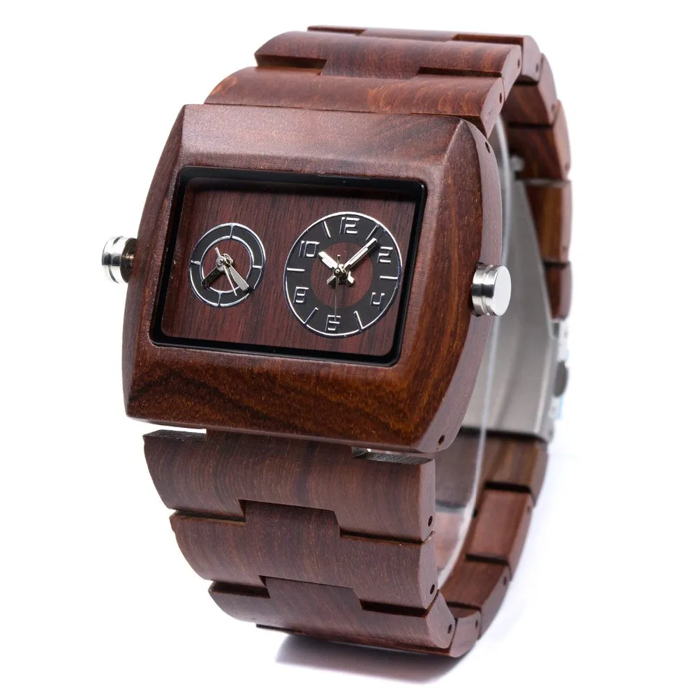 Часы мужские деревянные кварцевые с секундомером 021C|watch for|watches for menwatch men casual |