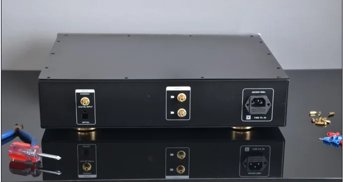 DIY усилитель Чехол Размер 430*95*340 мм имитация гаваина шасси/ЦАП Декодер