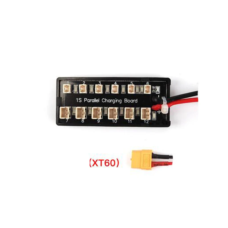 

1PC 3.7V Parallel Charge Board JST/PH-2.0 1S Lithium Lipo Battery Charging XT60/Banana Head Cable for RC Drone Spare Parts DIY