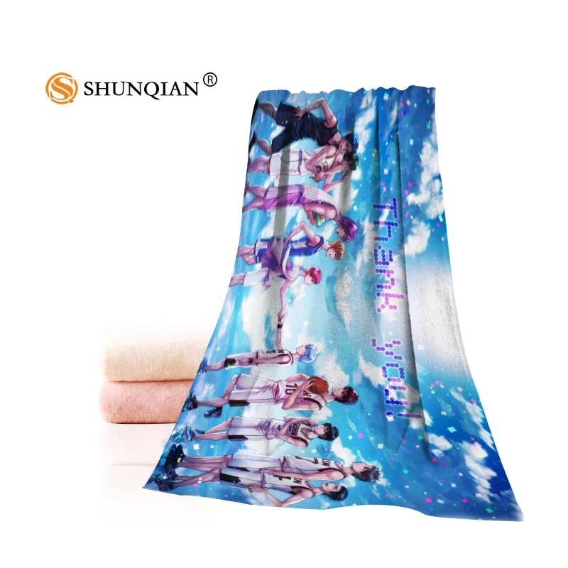 Custom Kurokos Basket полотенец s из микрофибры ткань популярное полотенце для лица/банное полотенце Размер 35 x75cm, 70x140 cm напечатать вашу картинку - Цвет: Бургундия