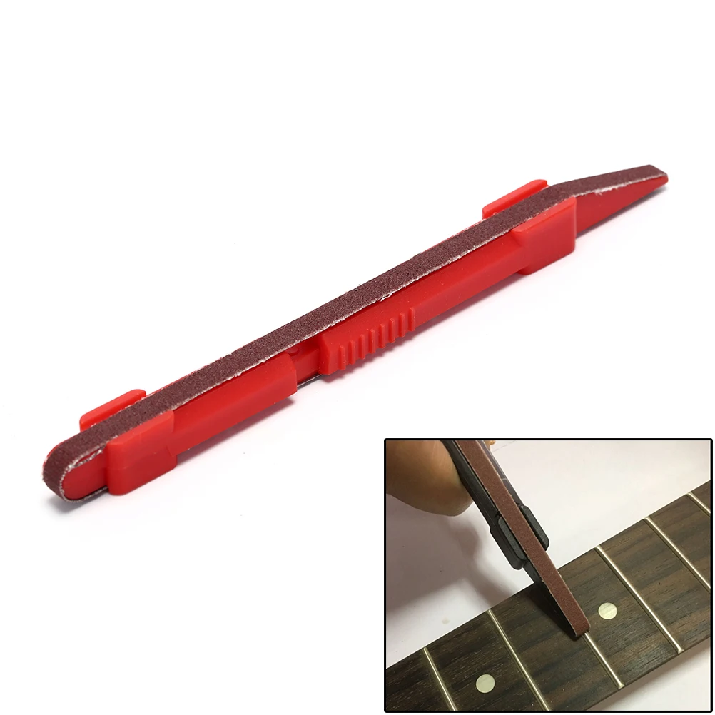 Guitar Fret Level Crowning Sanding Stick File Dual Cutting Edge Luthier