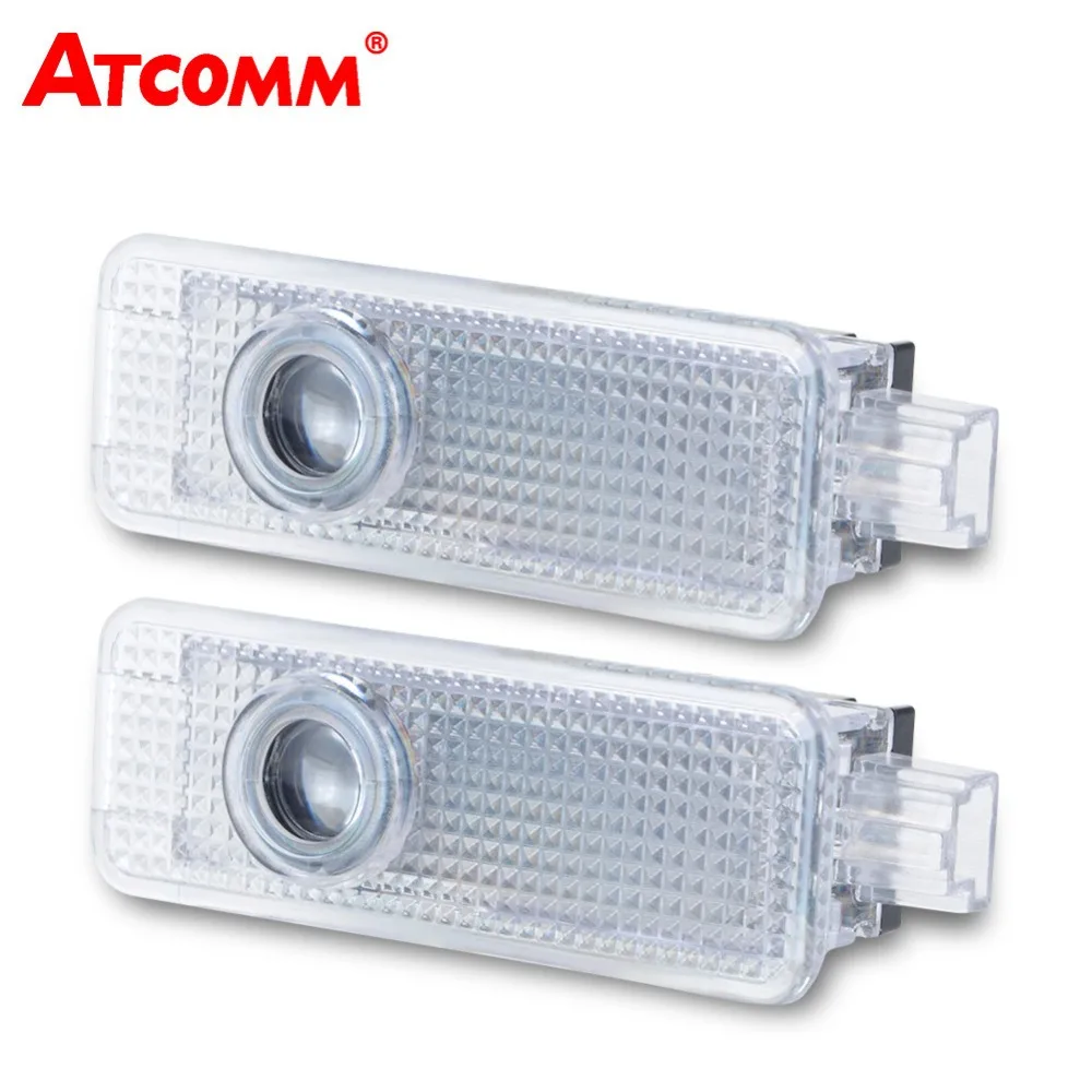 

ATcomm 2Pcs LED Car Welcome Logo Door Light Auto Shadow Projector Lamp For BMW E46 E90 E39 E60 F30 E36 X5 G30 E70