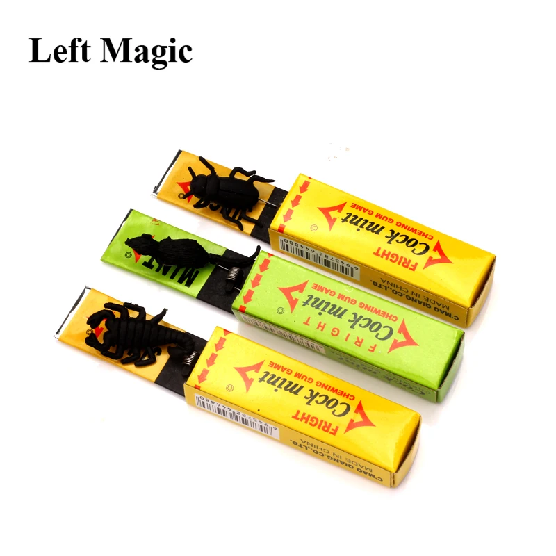 

5 Pcs/Lot April Fool'S Day Spoof Person Funny Gadgets Tricky Toys Surprised Cockroaches Gum Halloween Gift For Joke