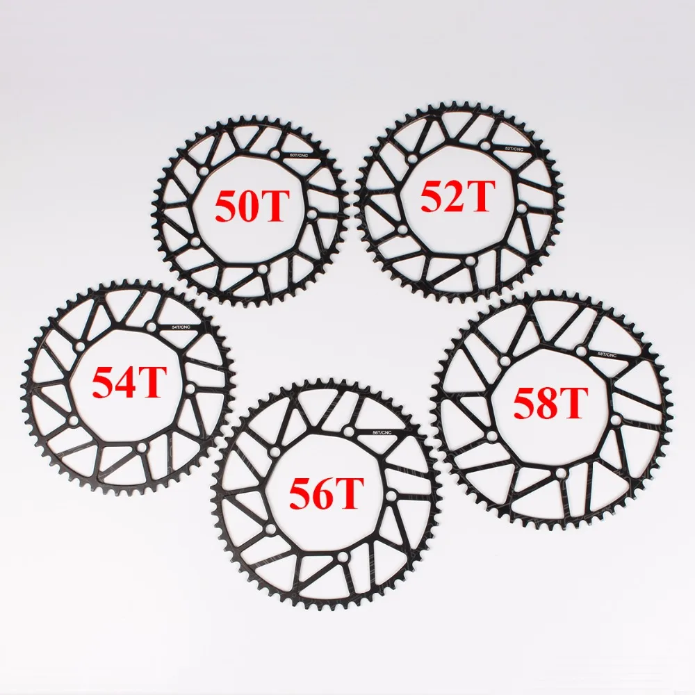 

Ultralight AL 7075 T6 50T/52T/54T/56T/58T 130BCD MTB Folding Bike Chainring Cycle Bike Crankset Plate Circle Bicycle Chain Ring