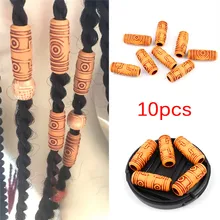1*1,7 см многоцветные волосы оплетка страшный дредлок бусины манжеты зажимы 10 шт./лот