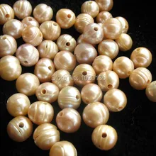 100 штук, Пресноводный Жемчуг, розовый, фиолетовый, nearround природа 10-13 мм, бусины,, модный подарок, полное отверстие