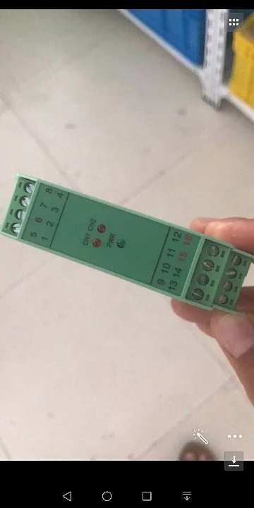 Free shipping 1PC rtd Thermal resistance temperature pt100 isolation transmitter 1 input 1output 0-200C input 4-20MA output