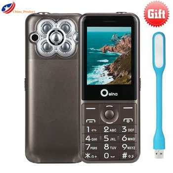 

Original New Oeina T18 2500mAh Powerbank FM 3 Sim Cards GSM 2.4'' Celular Students Parents Mobile phone With Bright Flashlight