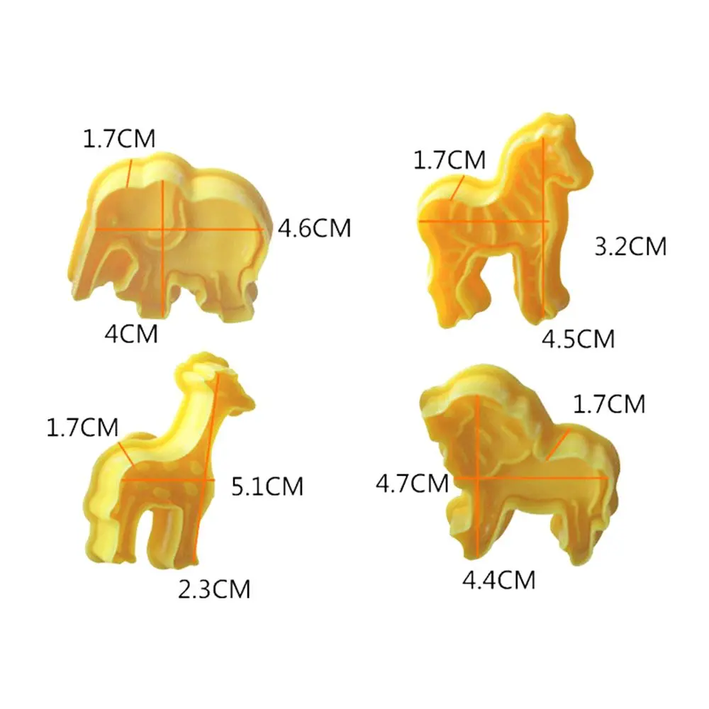 1X1522222309_4Pcs-Set-Cookie-Plunger-Cutters-Biscuit-Fondant-Cake-Mold-3D-Animal-Elephant-Sugarcraft-Decor-Kitchen-Tool (4) - 