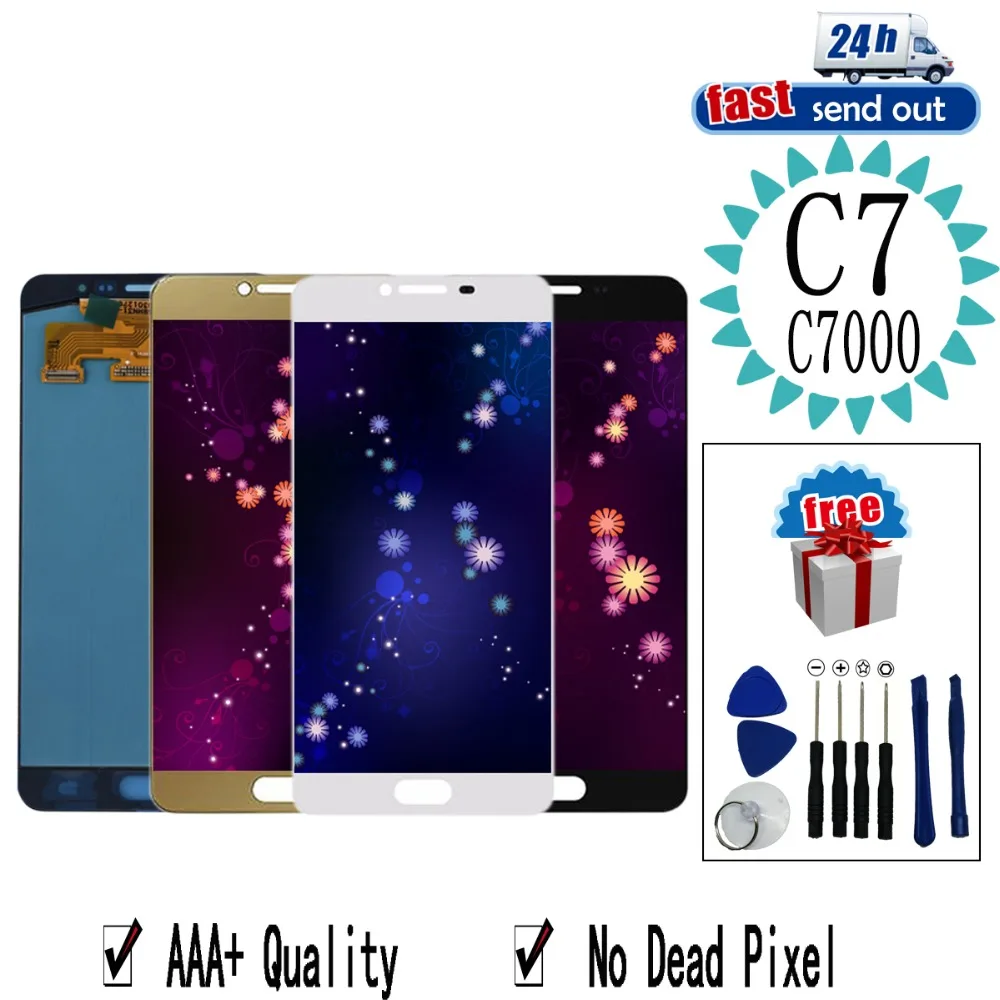 

AMOLED LCD For SAMSUNG GALAXY C7 LCD Display C7000 Touch Screen Tested Digitizer Assembly