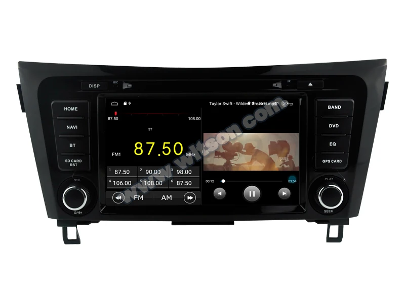 WITSON Android 10 2 Гб ОЗУ 16 флэш автомобильный DVD плеер для NISSAN QASHQAI 2014 2017 поддержка