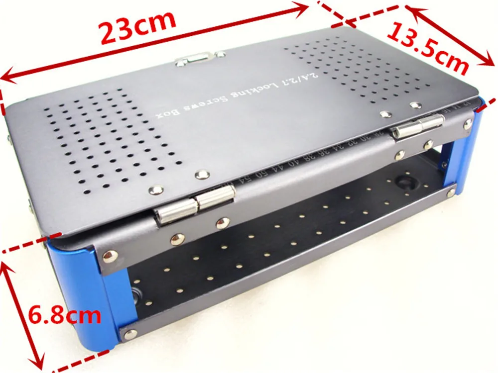 Медицинский ортопедический инструмент фиксирующий винт пластина коробка для стерилизации Cortical cancellous винт место для хранения лоток болт депозит чехол