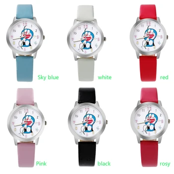 

Children's watch boys and girls cartoon Doraemon tinkling cat primary and middle school students waterproof quartz watch cute