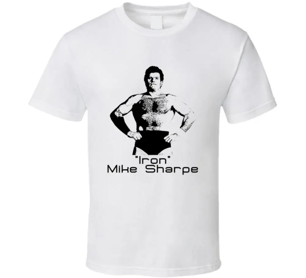 Gildan المصارعة الرجعية مروحة الحديد مايك شارب الكلاسيكية تي شيرت Gildan المصارعة الرجعية مروحة الحديد مايك شارب الكلاسيكية تي شيرت