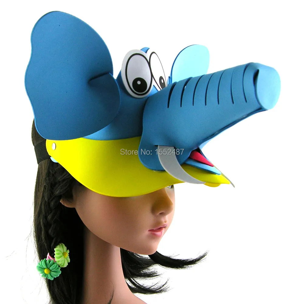 Freeshipping 1000pcs/lot 2015 3D Ocean Animal Hat Headdress Kids,Eva