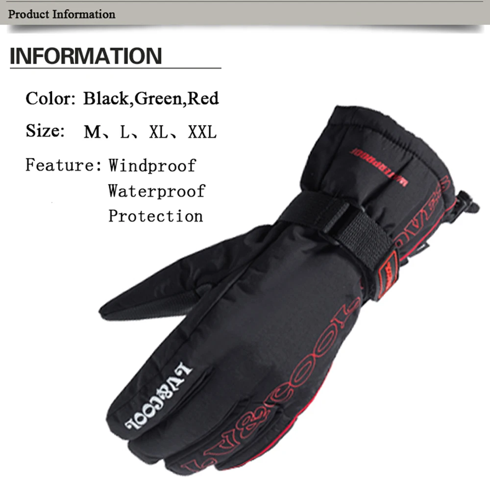 Winter Motorcycle Gloves Men Racing Waterproof Windproof Warm Leather Cycling Bicycle Cold Luvas Motor Guantes Glove M/L/XL/XXL Winter Motorcycle Gloves Men Racing Waterproof Windproof Warm Leather Cycling Bicycle Cold Luvas Motor Guantes Glove M/L/XL/XXL