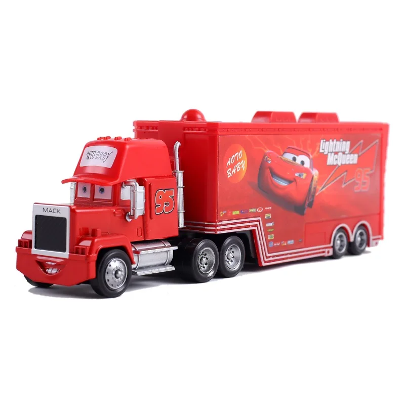 Машинки 2 disney Pixar тачки 3 игрушки Lightning McQueen Mack Uncle Truck Jackson Storm Mater 1:55 литая металлическая машина Mode Toy - Цвет: 1