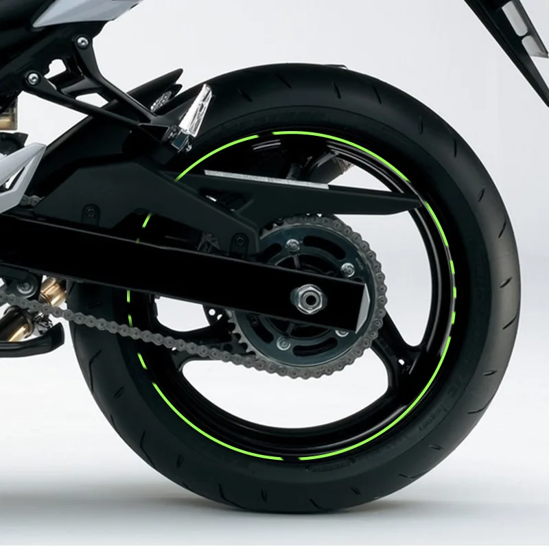 Светоотражающие мотоциклетные наклейки 10 12 14 16 18 дюймов для Honda Yamaha Kawasaki