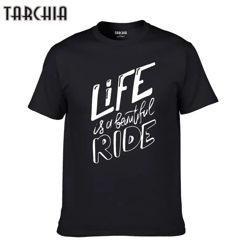 TARCHIA 2021 Повседневная обтягивающая Мужская размера плюс футболки топы Homme Жизнь