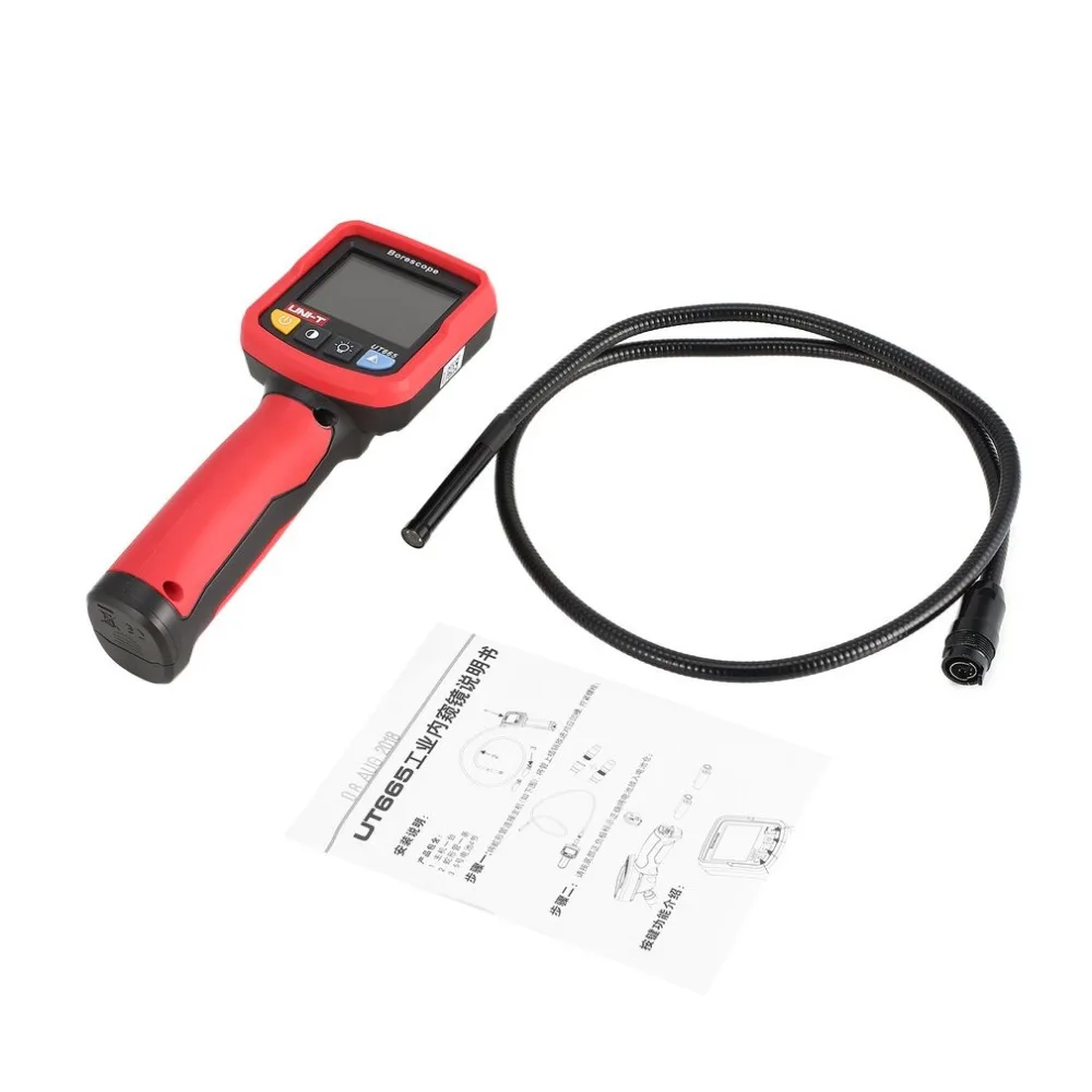 

UNI-T UT665 Industrial endoscope borescope Peeper Vehicle internal maintenance inspection pipeline detector waterproof probe