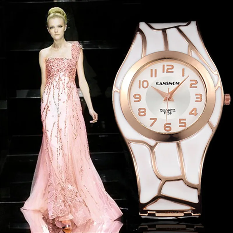 Женские новые стильные 18 К золотые Роскошные брендовые аналоговые с Круглым Циферблатом Часы-браслет женские кварцевые часы Saat Mujer Saati Relojes