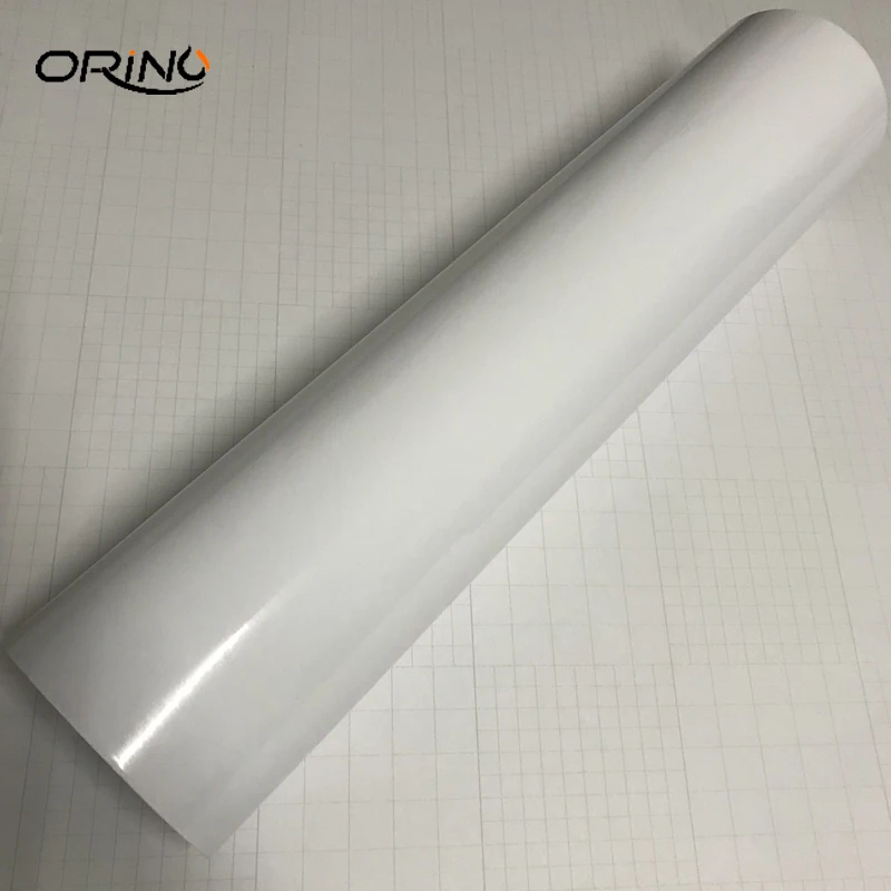 White Glossy Vinyl Film Wrap-5