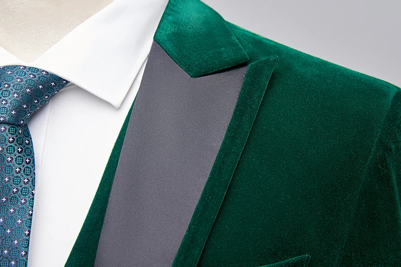 Mens-Dark-green-Slim-Fit-Peaked-Lapel-3-Piece-Suit-Groom-Formal-Business-Tuxedos-Wedding-Men (4)