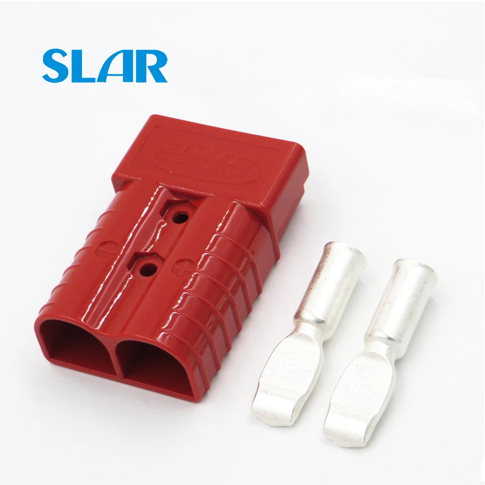 

350A 600V SH350 Red color SH350 Plug Connector Double Pole with copper Contact T handle Anti Dust Cover solar quickly connect