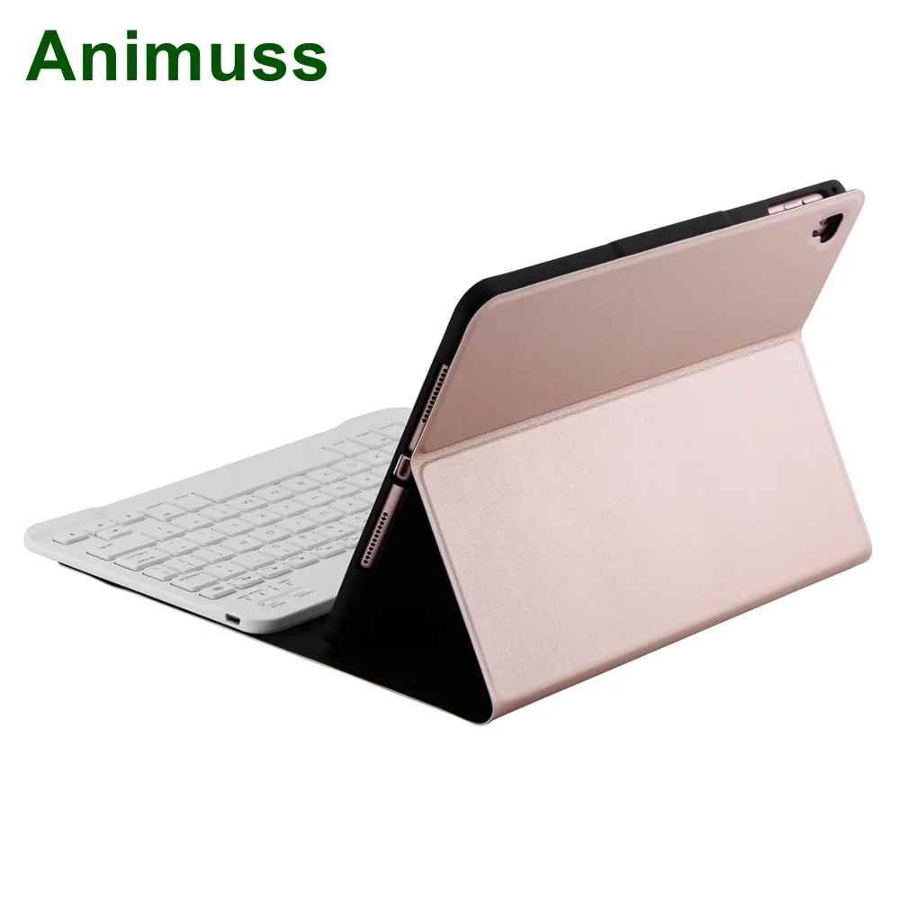 

Animuss Split Wireless Bluetooth Keyboard Smart Case For iPad For iPad air /air2/pro 9.7/new iPad 9.7 Flip Leather Stand Case