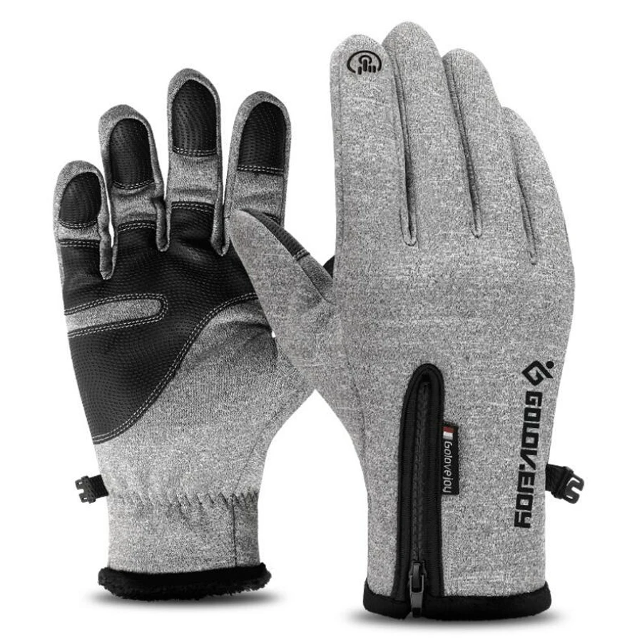 Luvas de Neoprene de Pesca Homens de Bicicleta Cheio de Caça ao ar Livre de Equipamentos Pesca do Gelo do Inverno 2018 do Gelo do Inverno à Prova d' Água Anti slip Dedo Acessórios Engrenagem 17 2018 Luvas De Neoprene De Pesca do