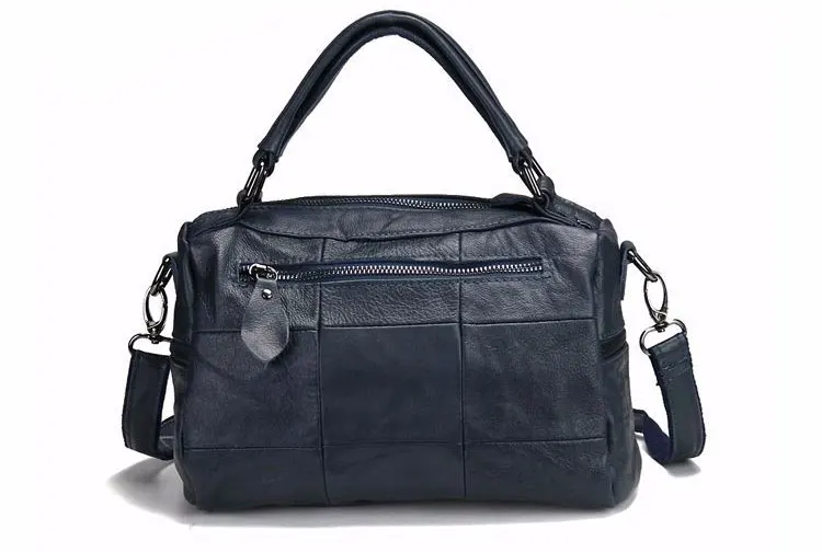 Женская сумка через плечо из натуральной кожи в стиле панк, Женская винтажная сумка из коровьей кожи, Женская Лоскутная сумка-мессенджер