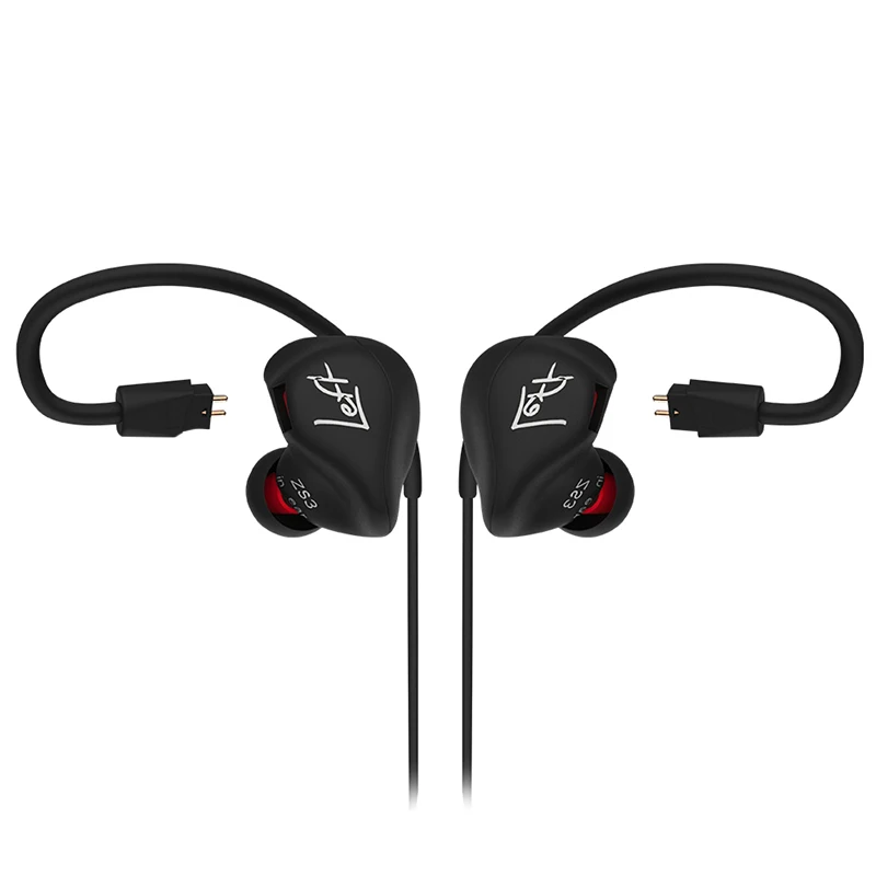 Оригинальные наушники вкладыши KZ ZS3 стереогарнитура с шумоподавлением и