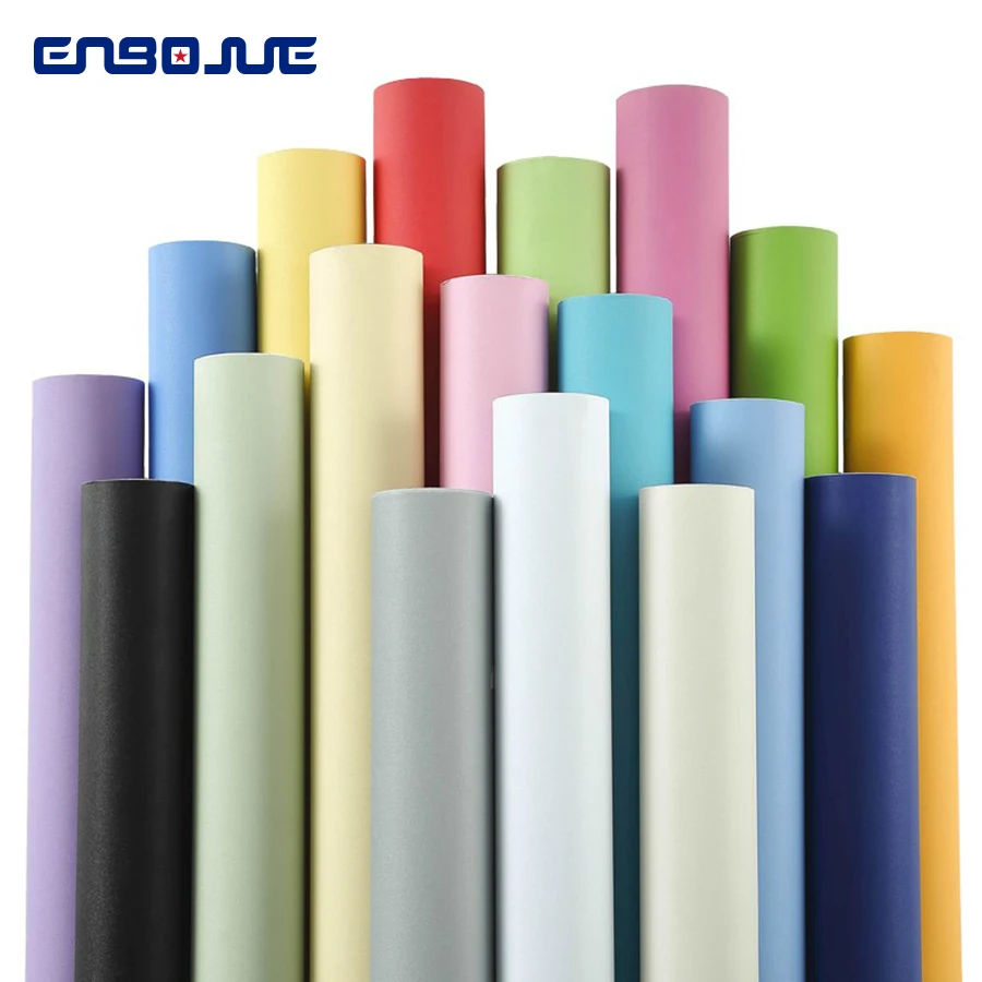 

Waterproof PVC Pure Color Wall Sticker Kid Room Dormitory Bedroom Furniture Diy Renovation Sticker Matte Self Adhesive Wallpaper