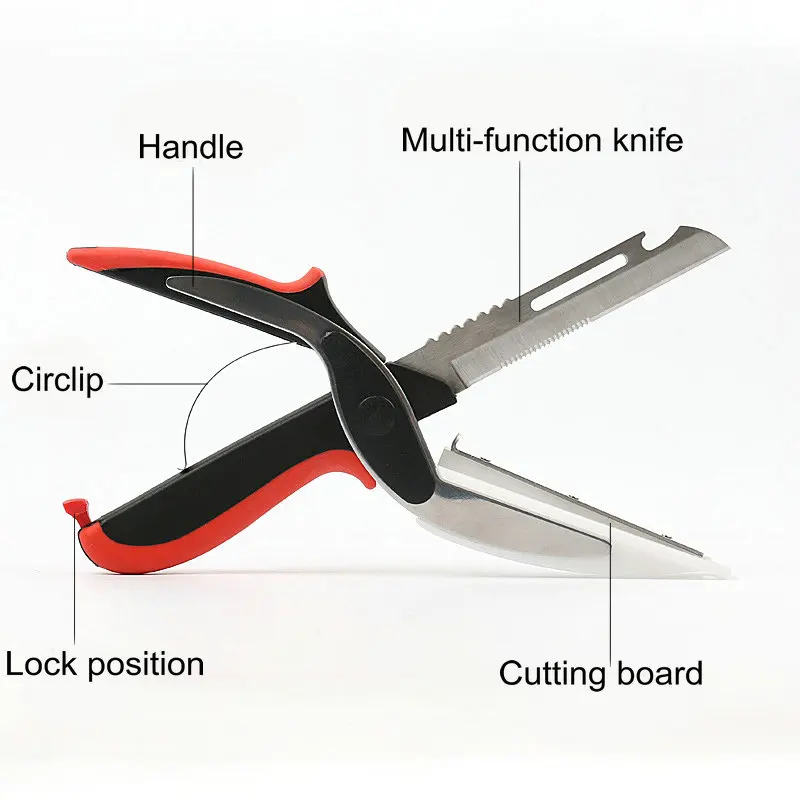 FUHAIHE многофункциональные ножницы из нержавеющей стали, овощные пищевые добавки, резак из нержавеющей стали, пищевые ножницы, кухонные ножницы