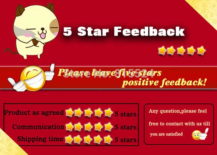 5 star feedback