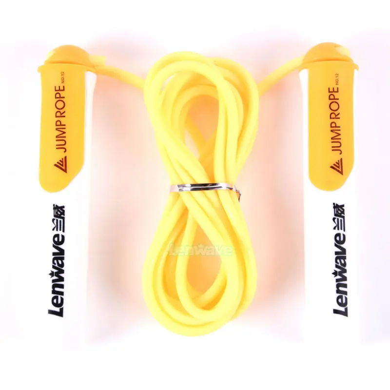  4 color PVC heat add sales speed jump rope bearing rope skipping Lenwave brand