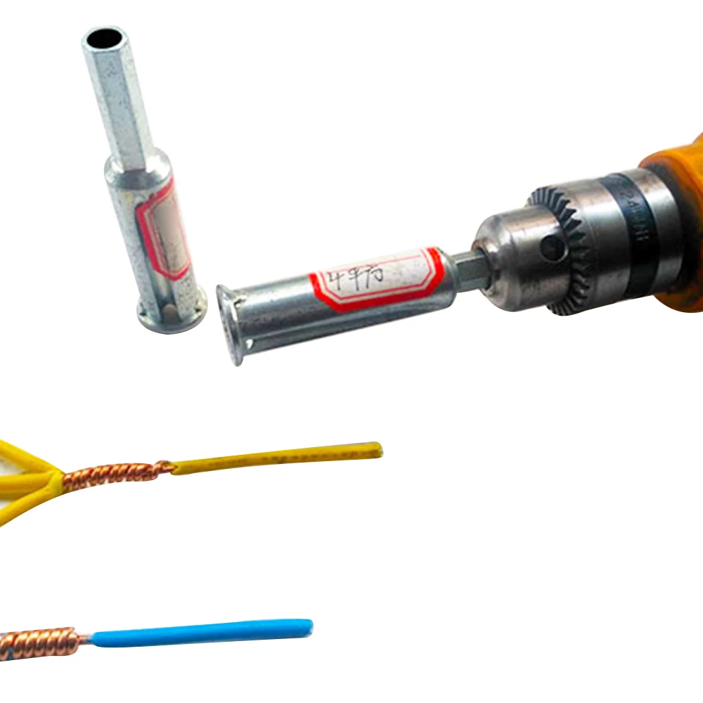 

Steel Cable Connector Wires Stripper Twister for Power Drill Drivers 3 Wire Portable Wire Twisting Tool