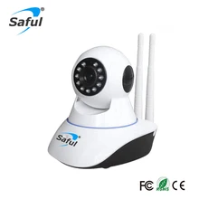 Saful 1080P Wireless Wifi IP Camera Night Vision Security Camera ONVIF Surveillance work with alarm system sensor