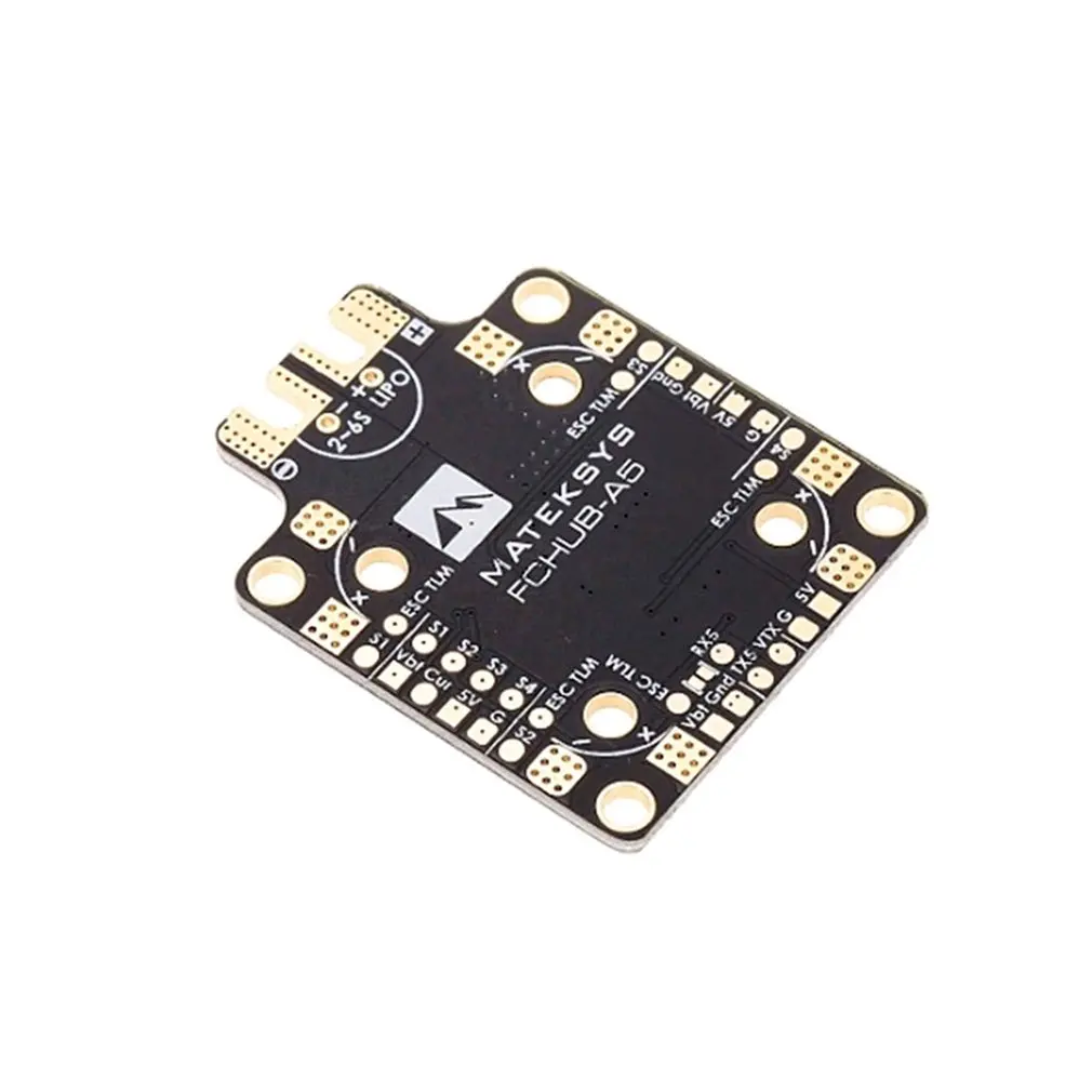 FCHUB A5 PDB встроенный 184A ток Сенсор 5 V 2A BEC 2-6 S для Радиоуправляемый Дрон Quadcopter FPV Racing Drone модель Запчасти RC игрушки аксессуары