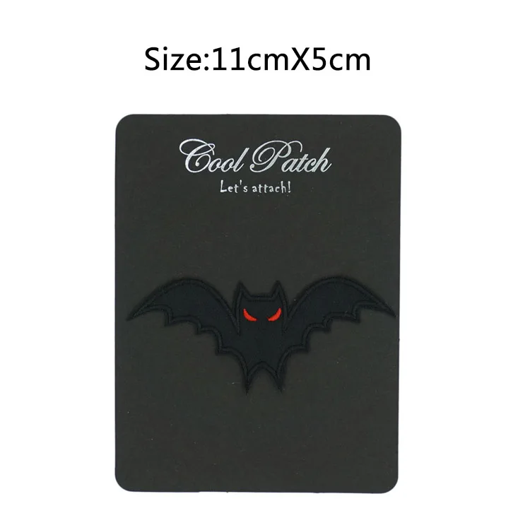 

4.4" Halloween Bat Wings Logo Music Band Iron On/Sew On Patch Heavy Metal Tshirt TRANSFER MOTIF APPLIQUE Rock Punk Badge