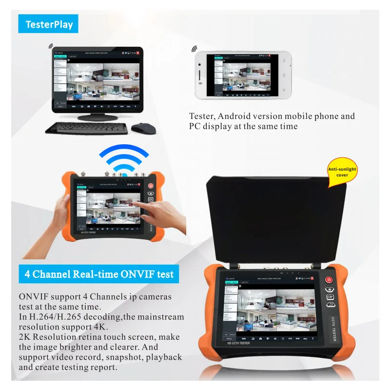 8TESTER Play onvif