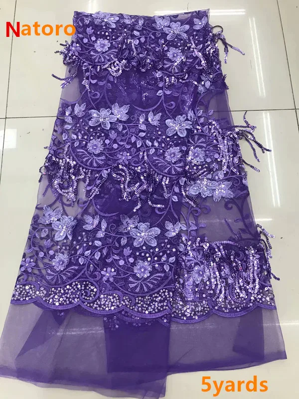 

African Laces Fabrics Embroidered African French Lace Fabric with sequins African French Net tulle Lace Fabric rfA212