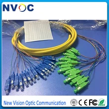 5 шт./лот, SM, 16 core, G652D, 50 см от кабеля до разъема, L: 4 м, ПВХ куртка, SC/APC-SC/UPC в комплекте патч-корд/волокно распределения перемычки
